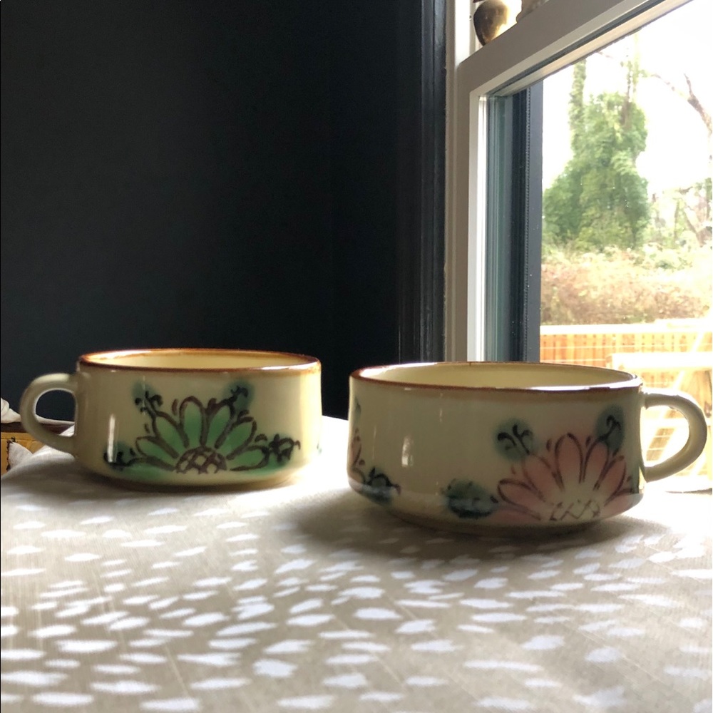 Vintage Stoneware Soup Bowls